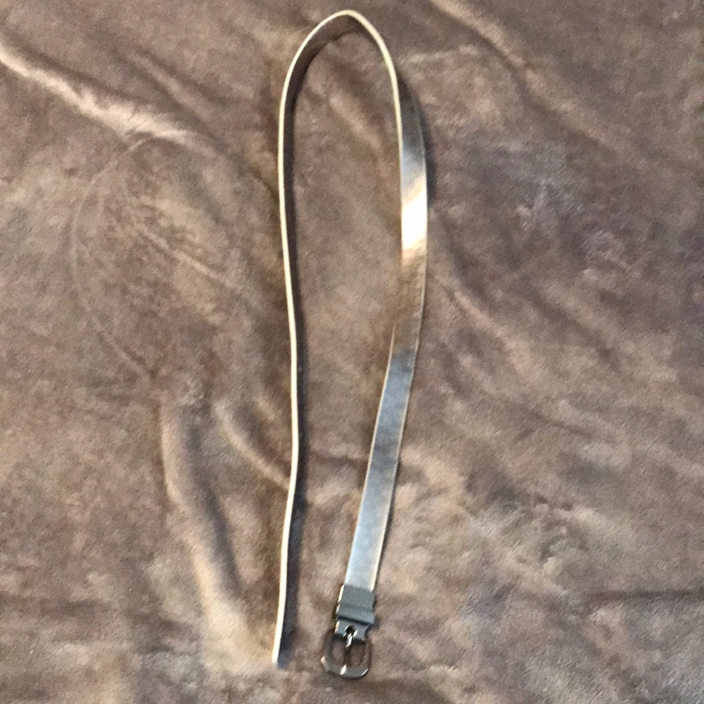 Michael Kors silver belt sz lg